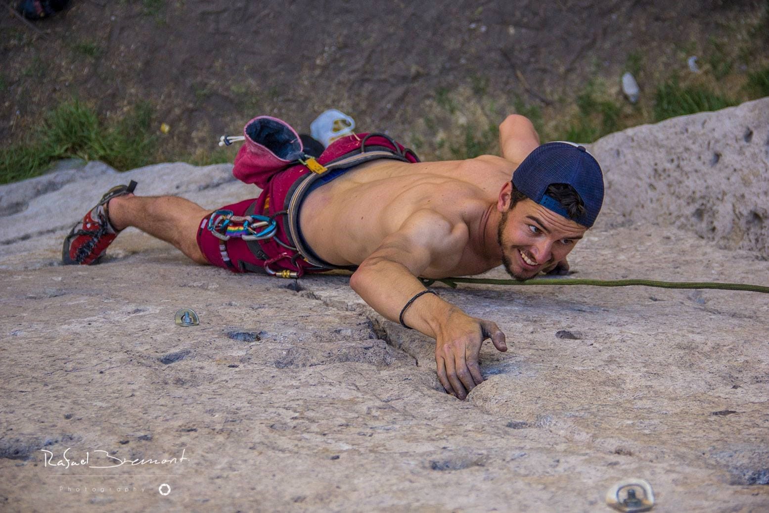 rock climbing in Charcani Chilina Valley Arequipa Peru with Climbing Rooftop boulder gym and rapel